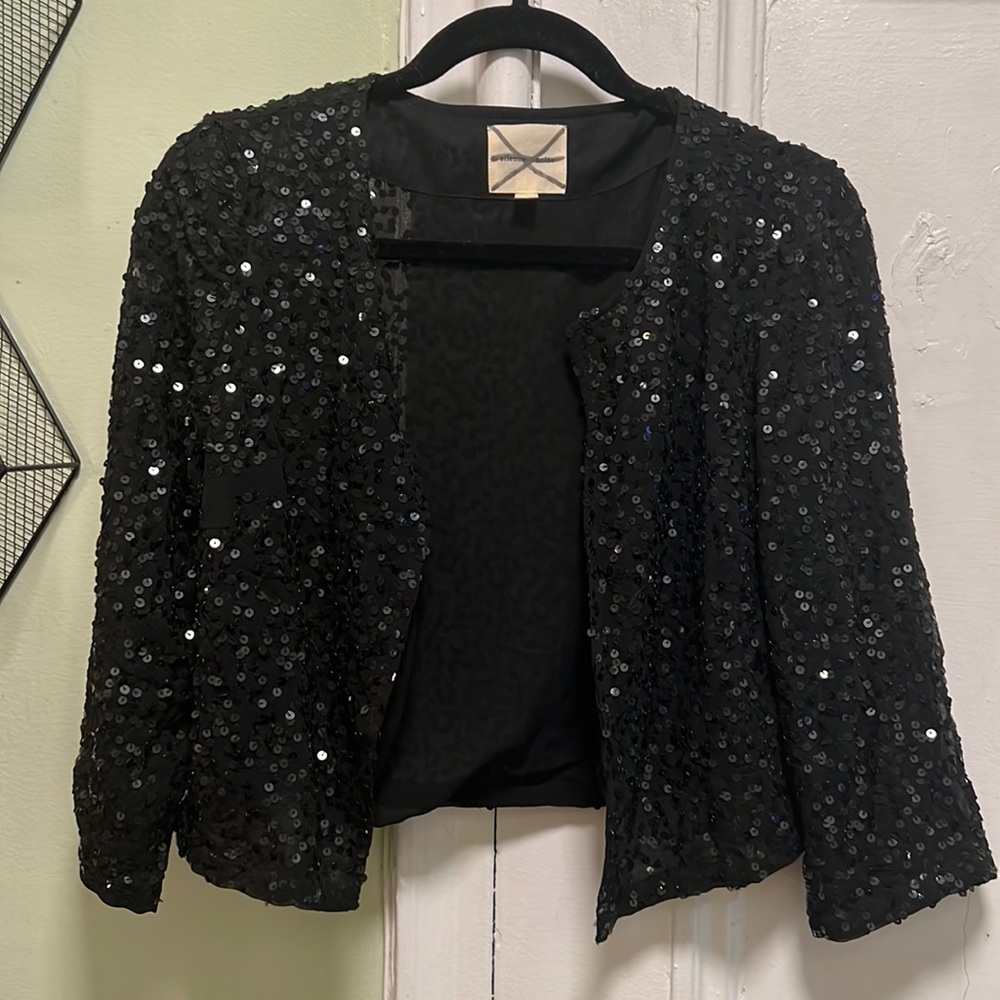 Silence Noise Black Sequined jacket Size: L